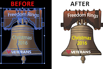 do vectorize image, vector logo, png to vector, illustrator