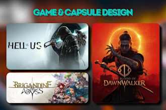 do steam capsule art, game poster, steam capsule design, capsule image, game art