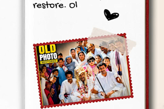 do photo restoration, photo enhance and colorize old photos