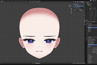 rig or fix any 3d avatar for iclone 8, vroid, vrm, arkit, sfm and warudo