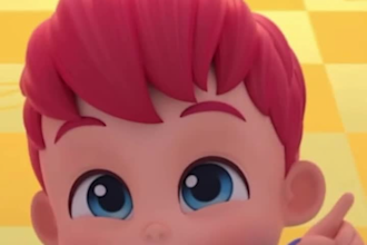 do pixar ai animation, cocomelon style, nursery rhymes, kids learning videos