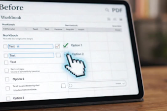 design and format PDF ebooks, workbooks and fillable forms