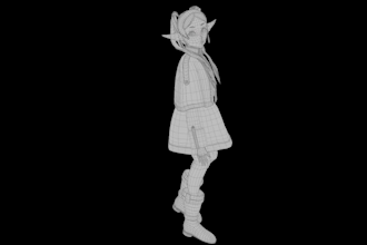 make a 3d anime character