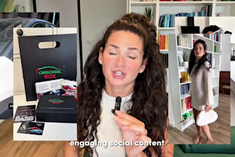 make authentic ugc spokesperson video content in italian