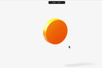 create 3d animated hero section animation for webflow wix wordpress landing page