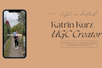 create authentic german ugc content