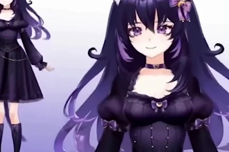 create live2d vtuber model with professional vtuber rigging male or female