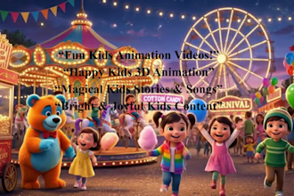 create 3d kids educational cartoon animation cocomelon style yt nursery rhymes