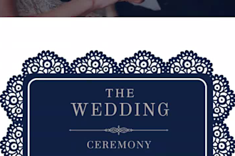 design a custom wedding website with rsvp and gallery
