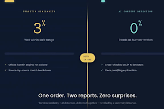 do the similarity check and ai content