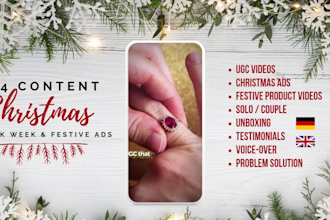 be your q4 christmas ads black week creator german english
