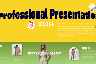 design presentations for school, university, or business