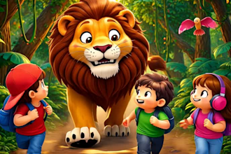 pixar ai animation, cocomelon style, nursery rhymes, kids learning videos