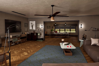 create photorealistic architectural visualization