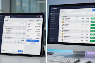 develop a restaurant pos system with billing and inventory