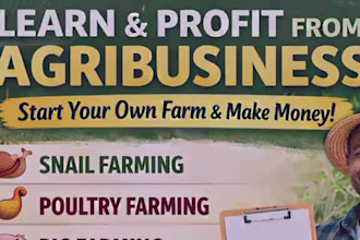 teach you five profitable agribusiness
