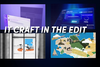 create documentary edits,3d edits, reels,and motion graphics