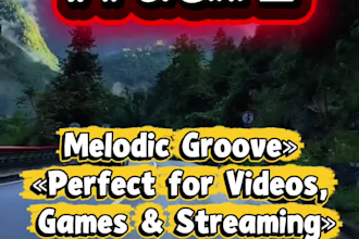 create atmospheric synthwave or cinematic background music