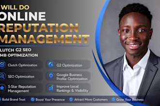 do online reputation management clutch g2 SEO and gmb optimization