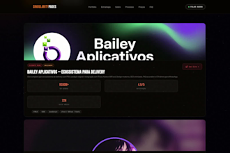 design and build a fast responsive front end landing or link in bio page