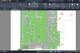 do professional autocad 2d drawing, floor plan and electrical drafting