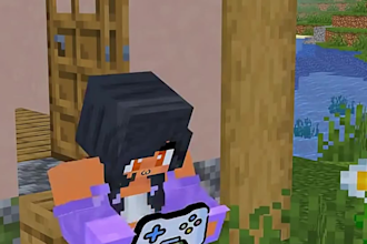 create minecraft 3d animation