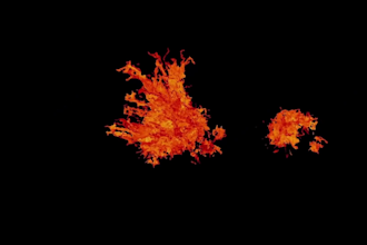 do vfx fire explosion effect, smoke effect, horror effect, compositing particle