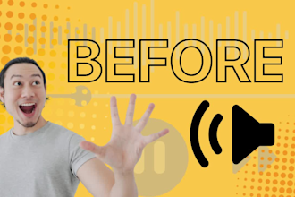 edit audio, fix audio, noise remove