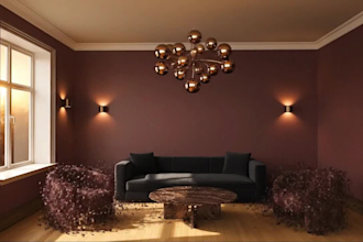 create realistic virtual staging  for empty real estate rooms within 24 hours