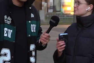 create german street interview videos for your brand
