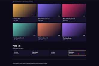 build an animated website for you