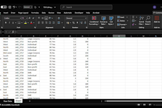 clean, format, split excel data