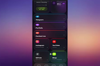 create a stunning custom link in bio page