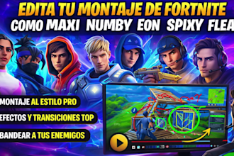 editar un montaje o momentos destacados de fortnite, cod, csgo o valorant