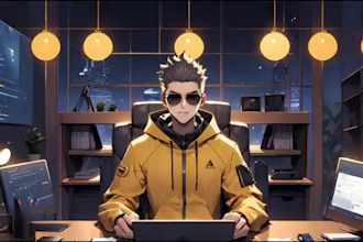 design a custom gaming avatar or mascot logo for twitch and youtube