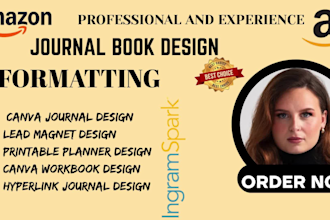 design your journal, planer design, workbook design journal formatting