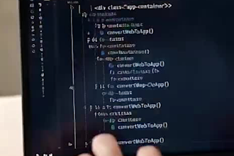 convert website to mobile app