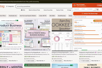 build ai marketplace product research tool for etsy