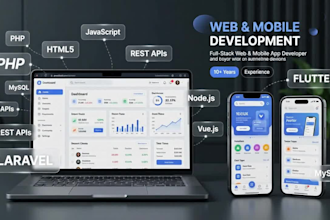 develop laravel mysql web applications with ai agents