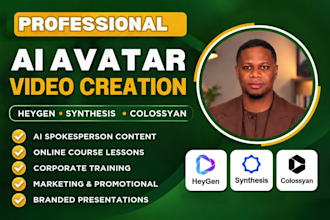 heygen synthesia colossyan ai avatar video course training and marketing videos