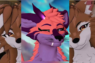 custom vrchat avatar vrc avatar creation vr character vtuber 3d furry avatar