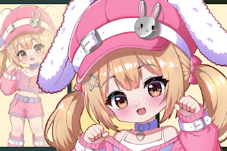 draw premium chibi character for you