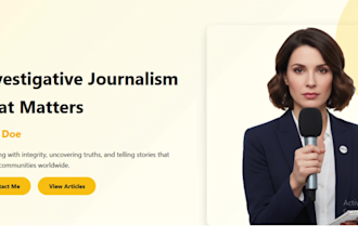 design a personal, portfolio resume or business website