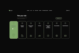 design an event space website, venue rental, wedding venue website, banquet hall