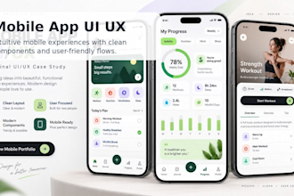 design modern UI UX for websites and dashboards