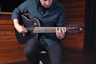 record professional nylon, acoustic or electric guitar