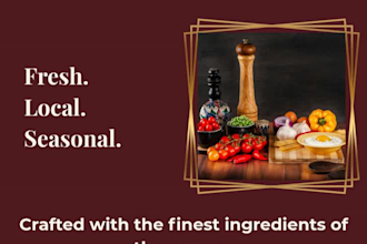 design luxury editorial canva templates for dining