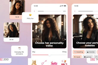develop a dating app, tinder clone, chat app, or dating website with mobile app