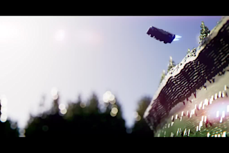 create a custom 3d lego model and lego animation in blender