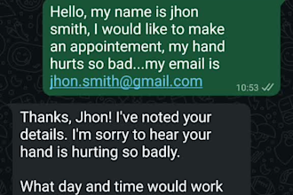 build an ai whatsapp appointment booking automation with n8n